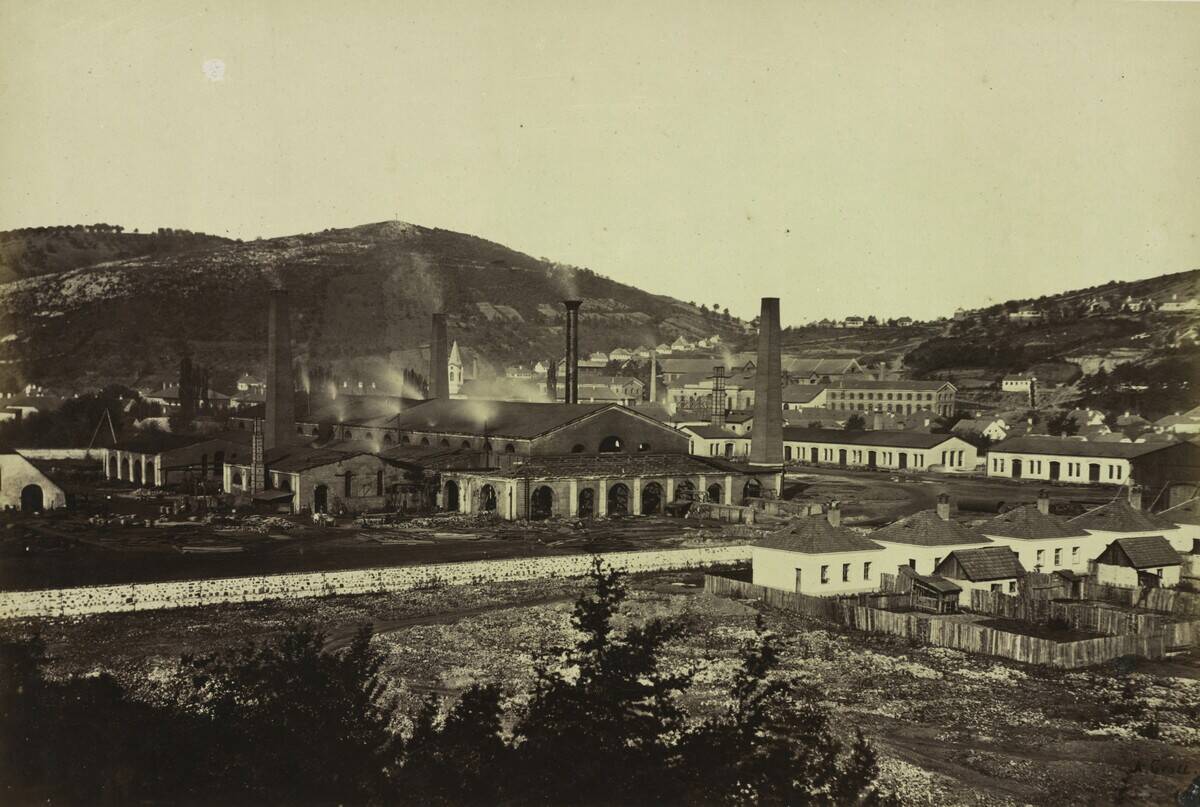 Ironworks in Reschitza