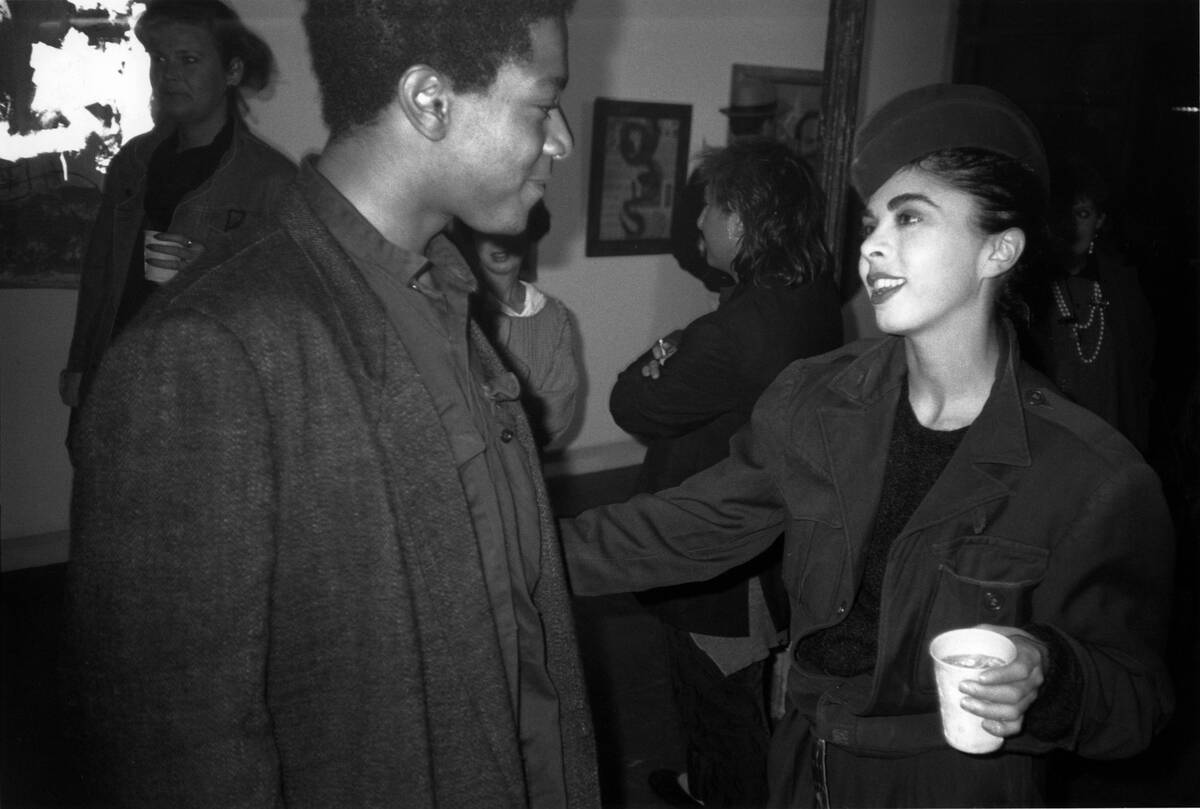 Jean-Michel Basquiat and Suzanne Mallouk...