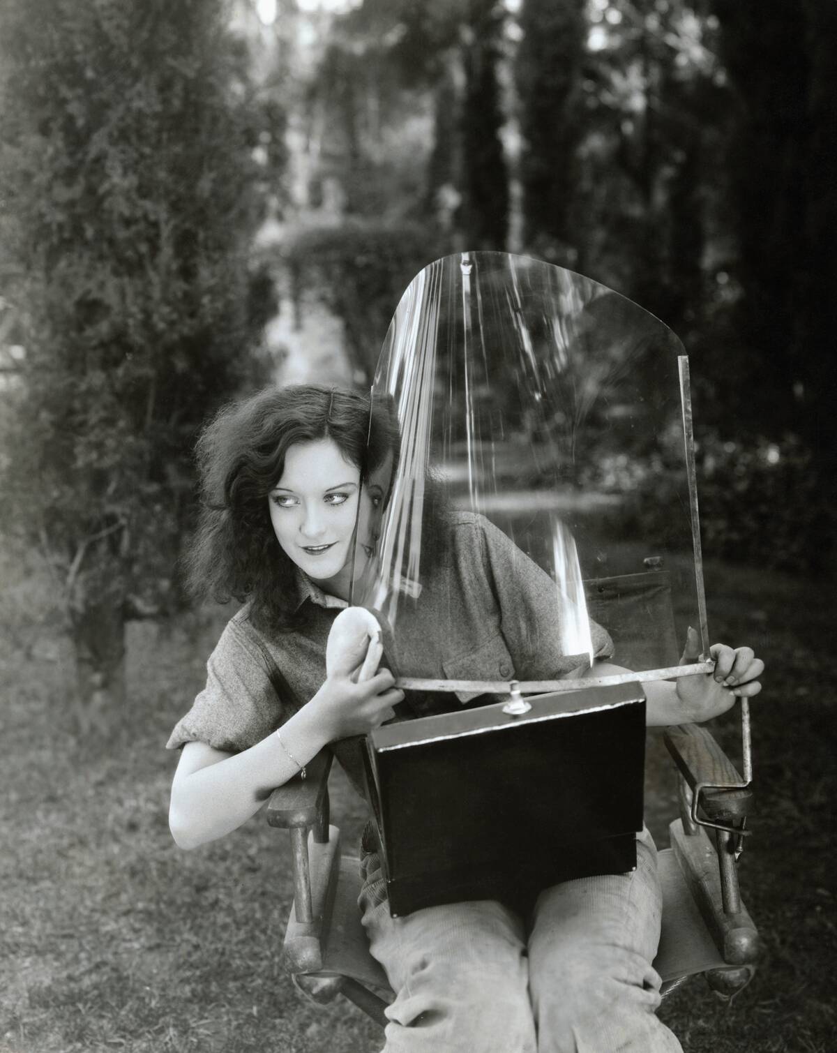 Joan Crawford with Shield