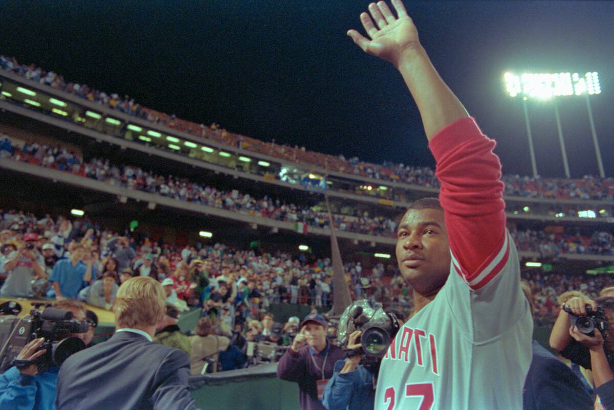 Jose Rijo Waving to Fans