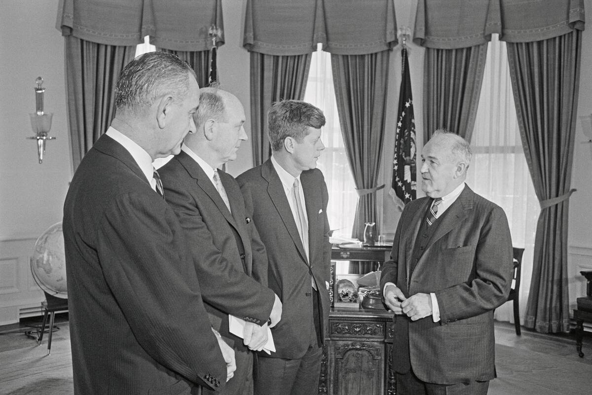 Kennedy at White House Conference
