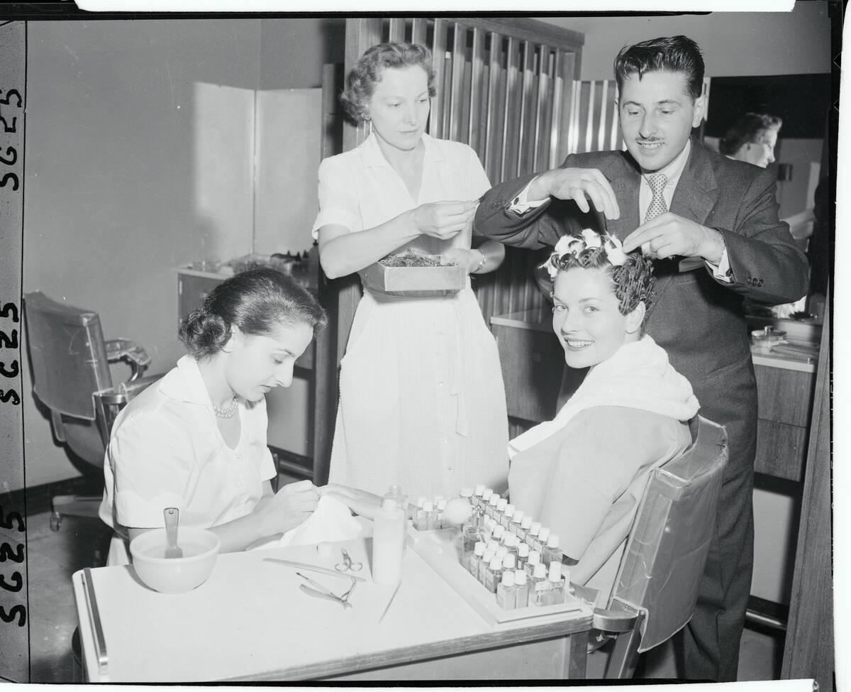 Lee Ann Meriwether Getting Her Hair Styled