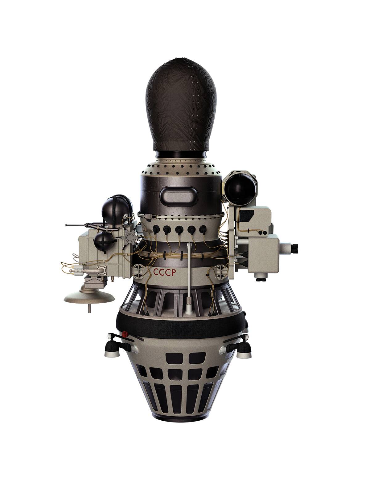 Luna 9 Spacecraft Illustration