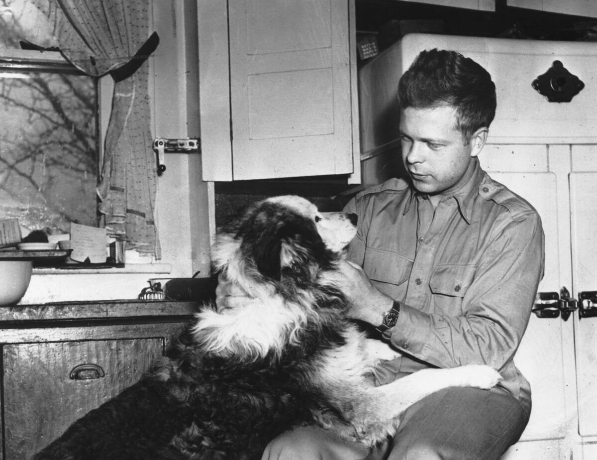 Major Richard With His Dog