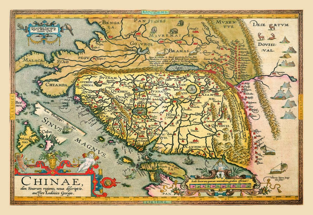 Map of Far East China