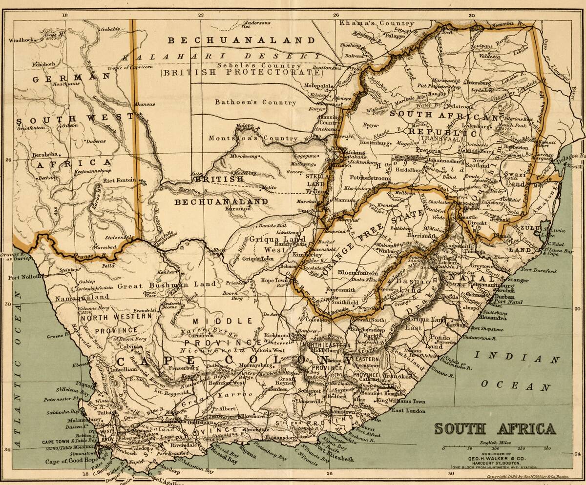 Map Of South Africa
