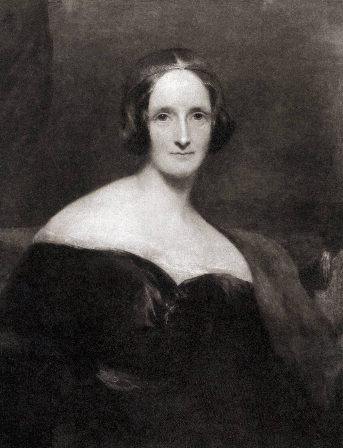 Mary Wollstonecraft Shelley by Richard Rothwell