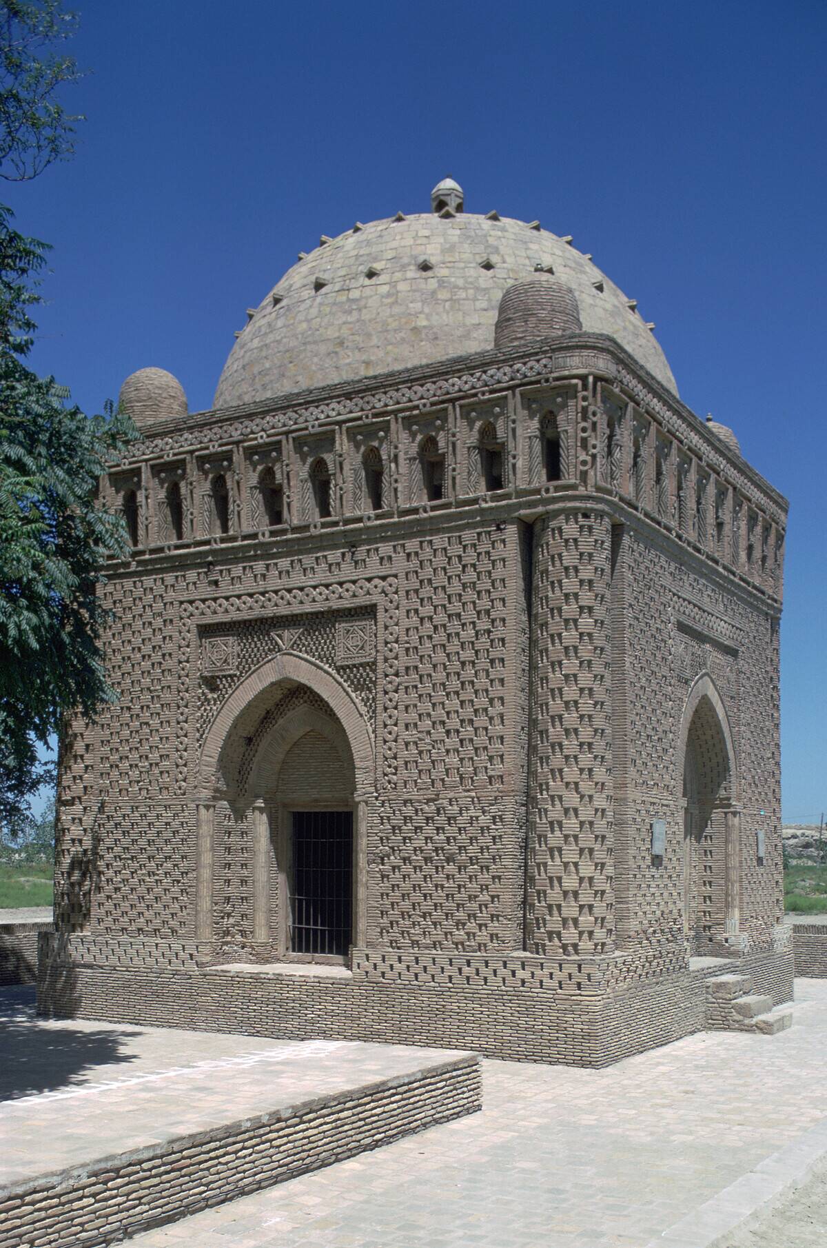 Mausoleum of Ismail Samani in Samarkand, 9th century. Mausoleum of Ismail Samani in Samarkand, 9th century.