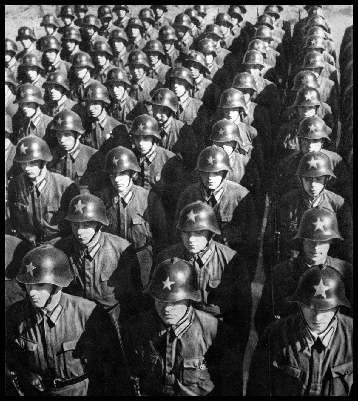 Members of the Red Army.