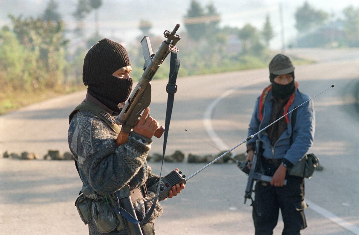 MEXICO-CHIAPAS-ZAPATISTAS-ROADBLOCK