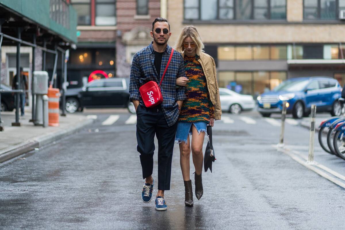 New York Fashion Week - Street Style - Day 0