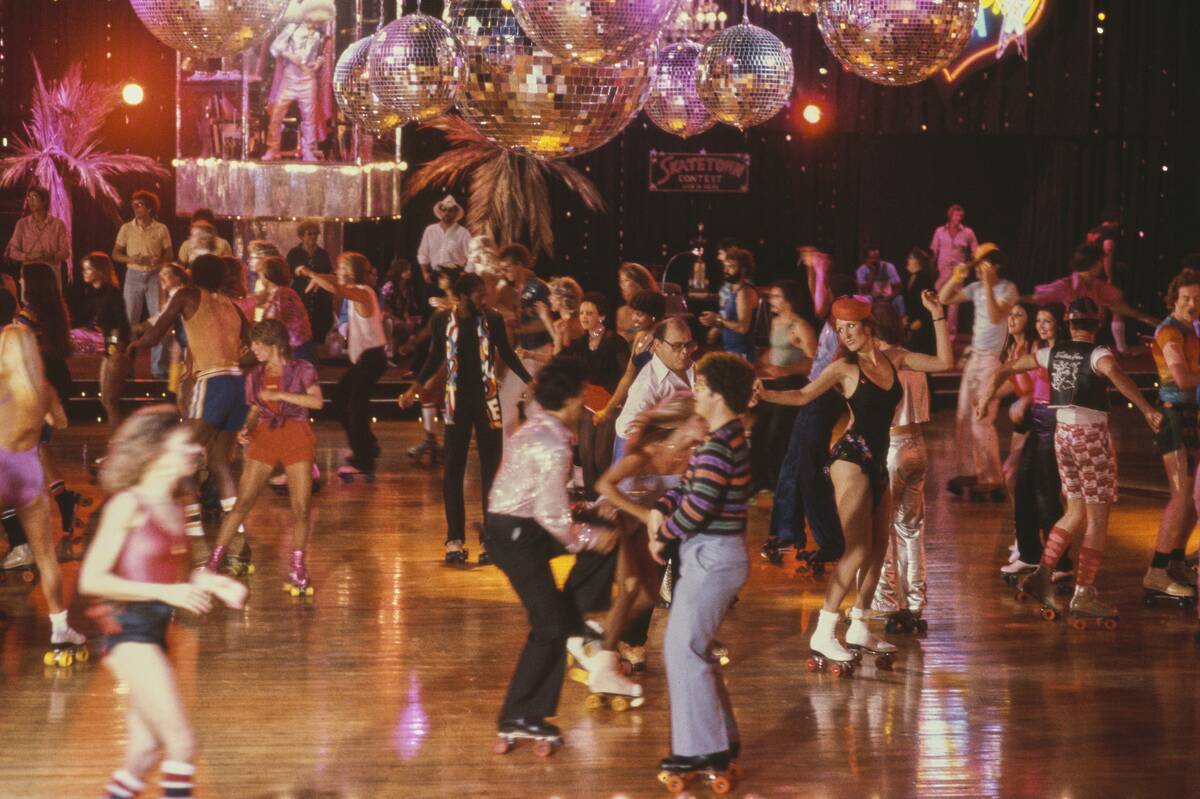 On The Set Of 'Skatetown, U.S.A.'