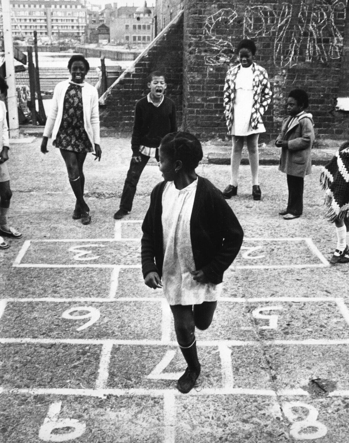Playing Hopscotch