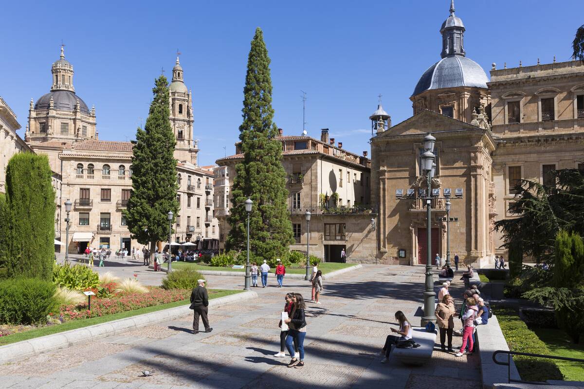 Plaza de Anaya, Salamanca, Spain...
