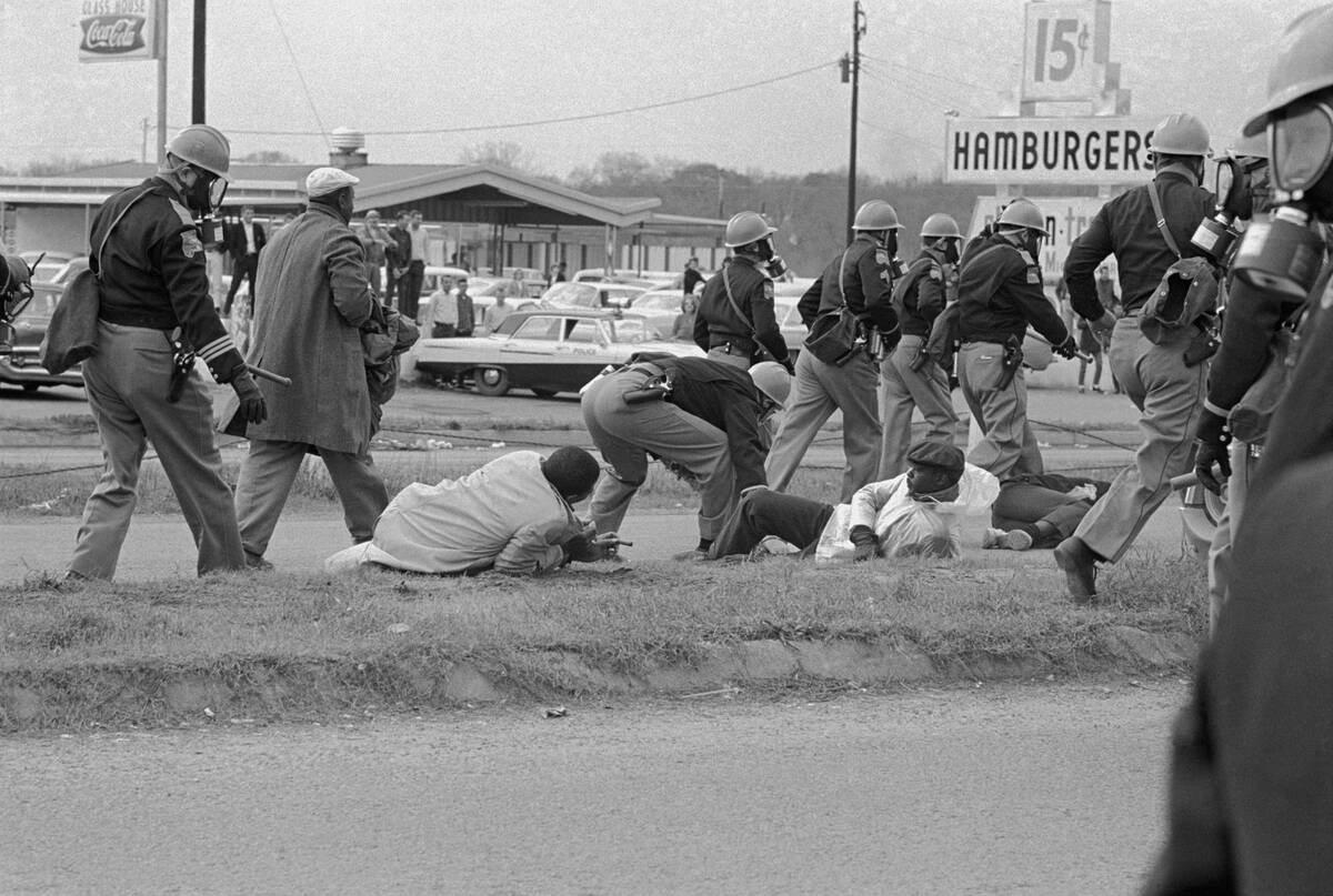 Police By Fallen Civil Rights Protesters