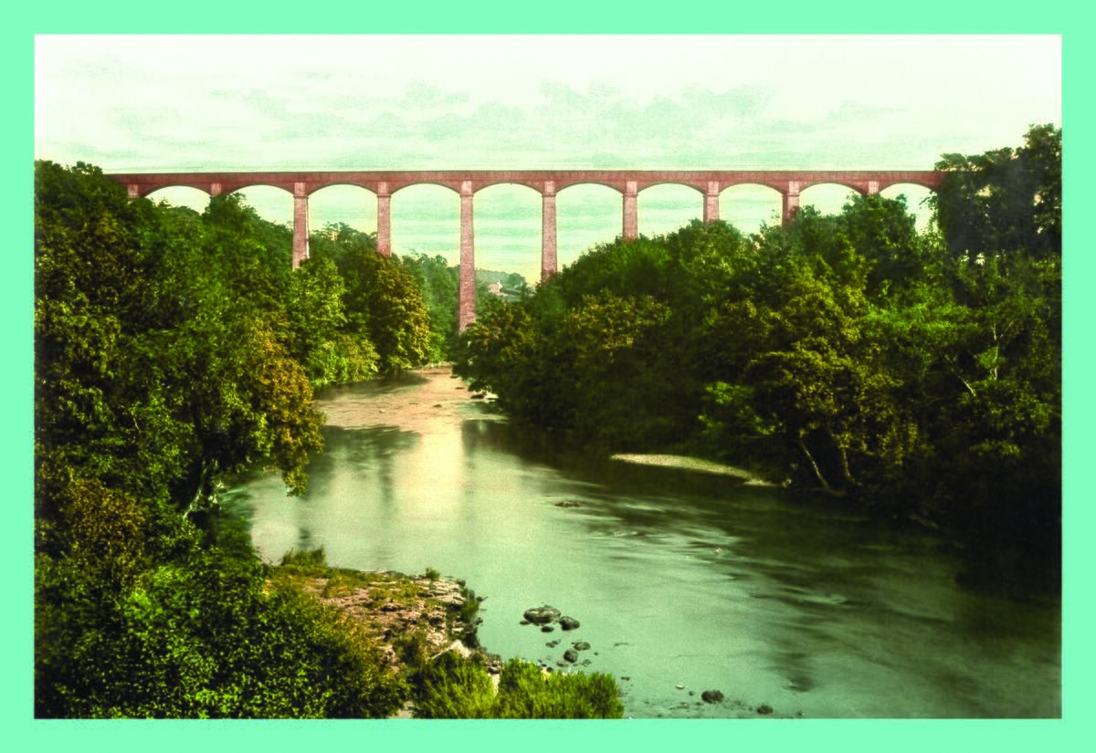Pontycisyltan Aqueduct, Llangollen, Wales