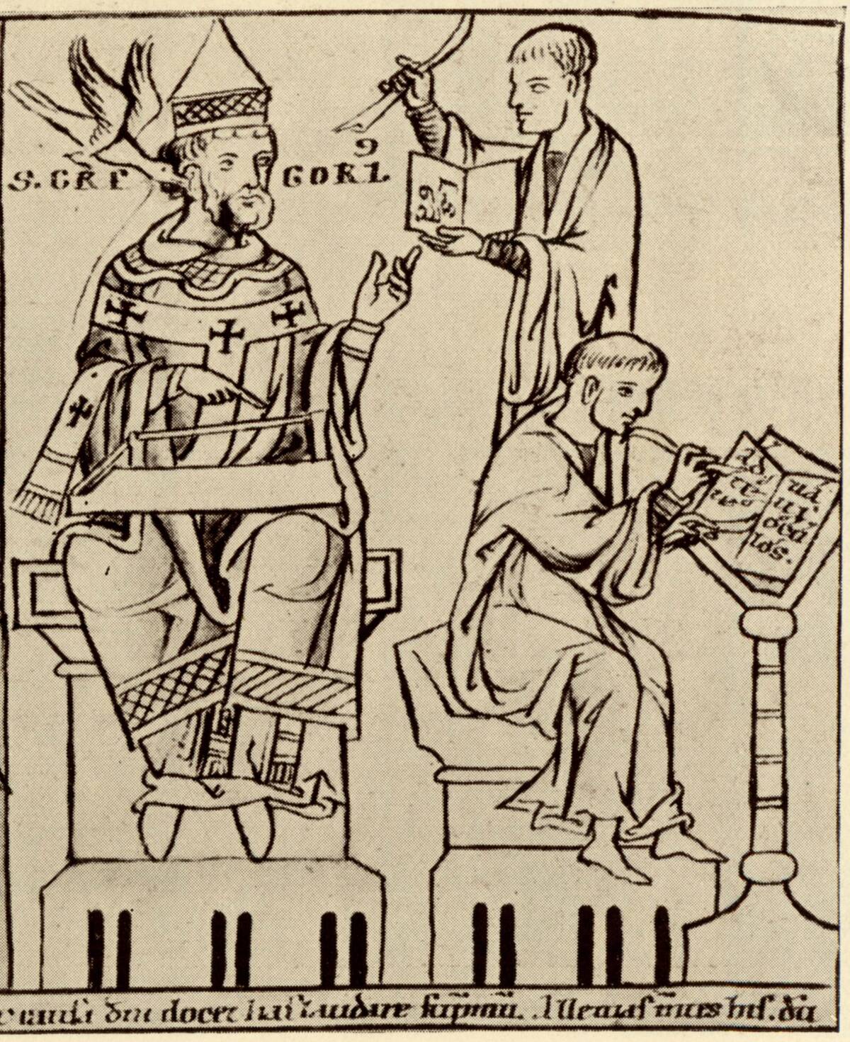 Pope Gregory I founder of Gregorian chant