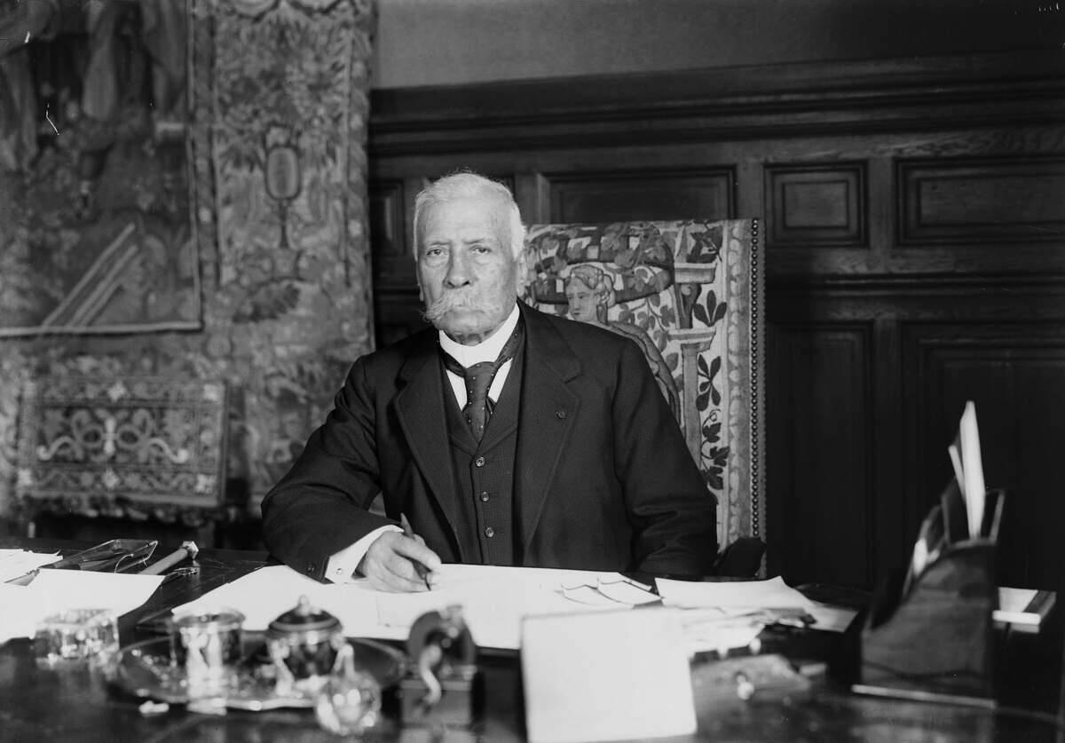 Porfirio Diaz (1828-1915), Mexican statesman, in e