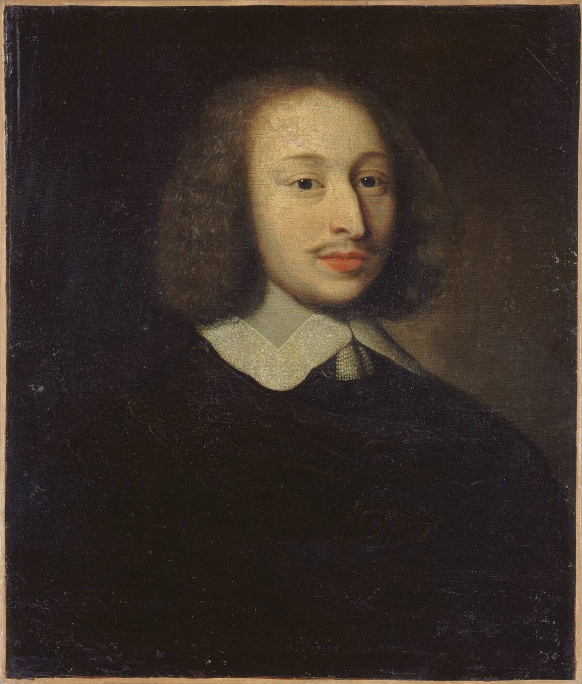 Portrait Thought To Be Of Blaise Pascal (1623-1662)