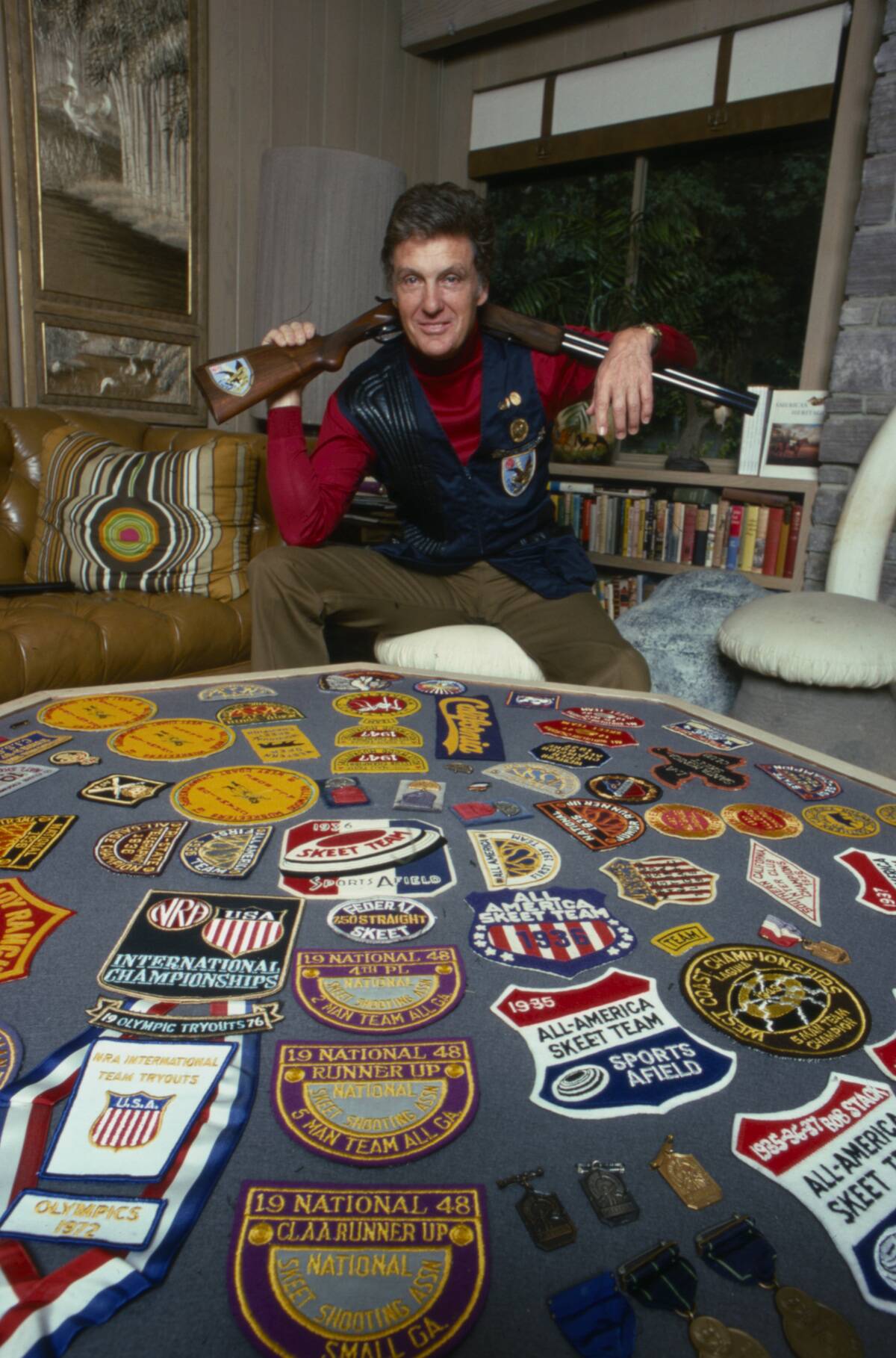 Robert Stack At Home