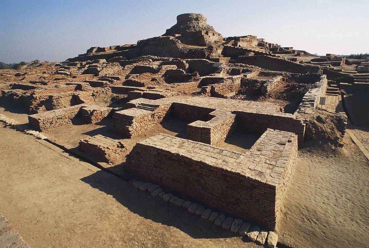Ruins of archaeological site of Harappa