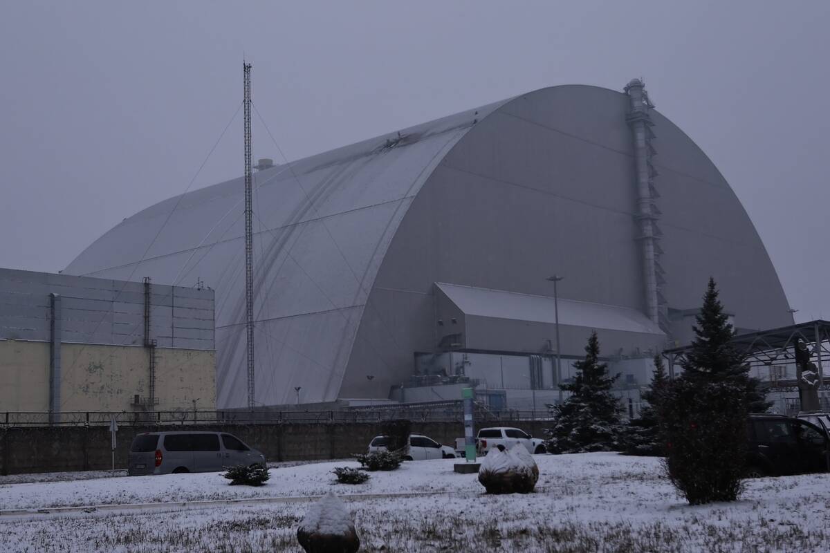 Russian Drone Hits Safe Confinement At Chornobyl Nuclear Power Plant
