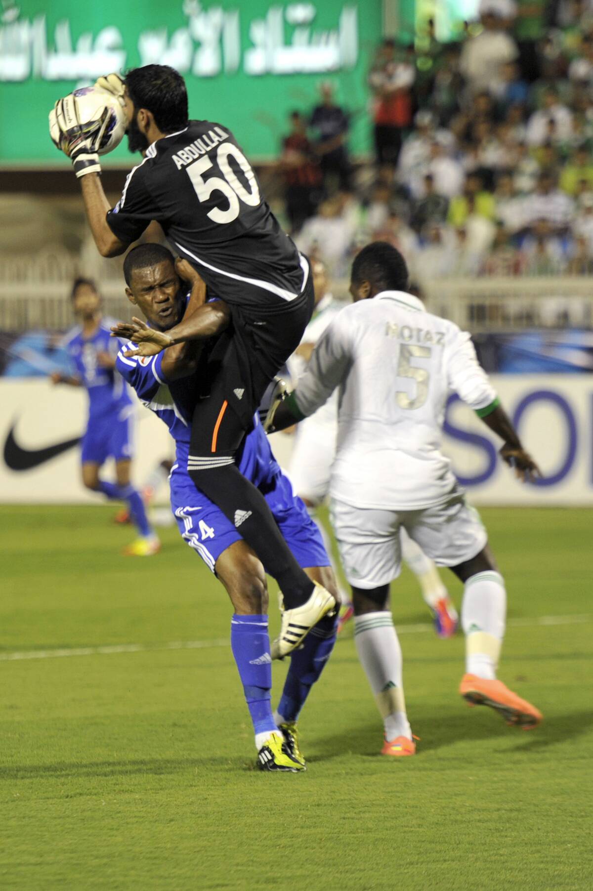 Saudi Arabia's Al-Ahli midfielder Musa M