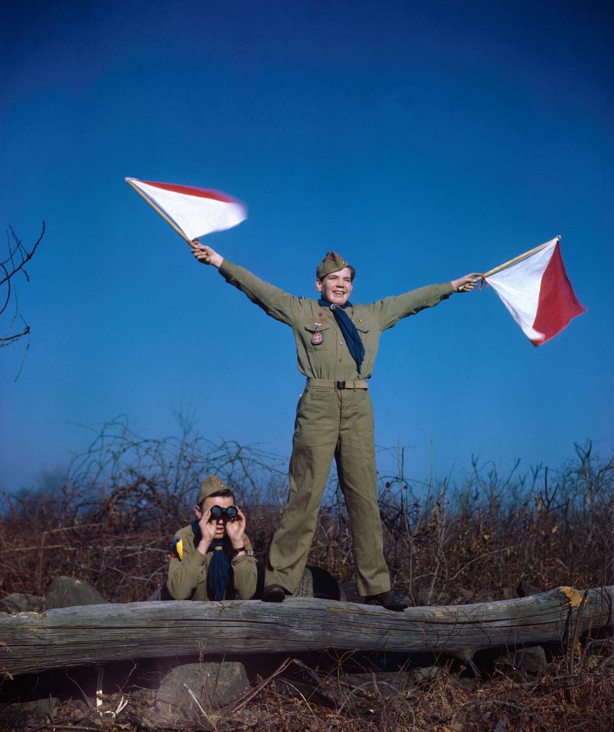 Scout Performing Semaphore