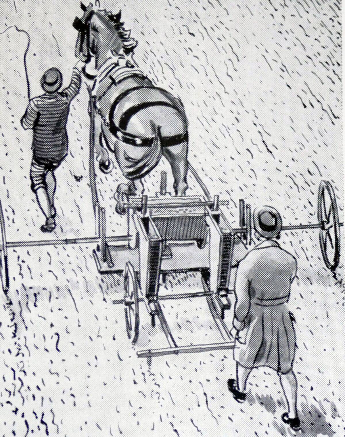 Seed drill developed by Jethro Tull