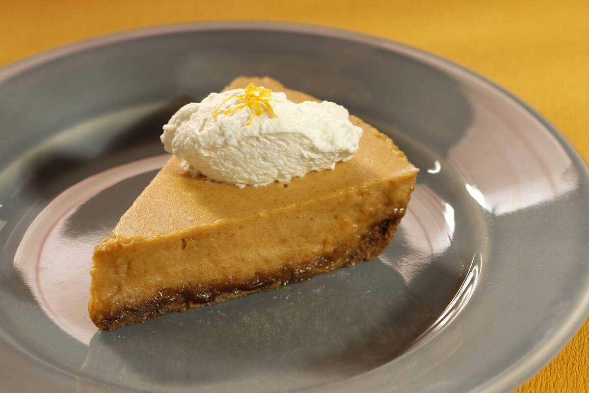Silky Sweet Potato Chiffon Cream Pie in San Francisco, Calif., on November 6, 2008. Food styled by Caitlin Olmstead.