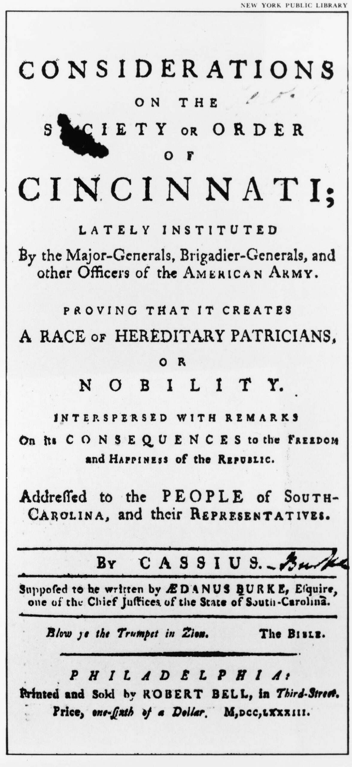 Society Of The Cincinnati