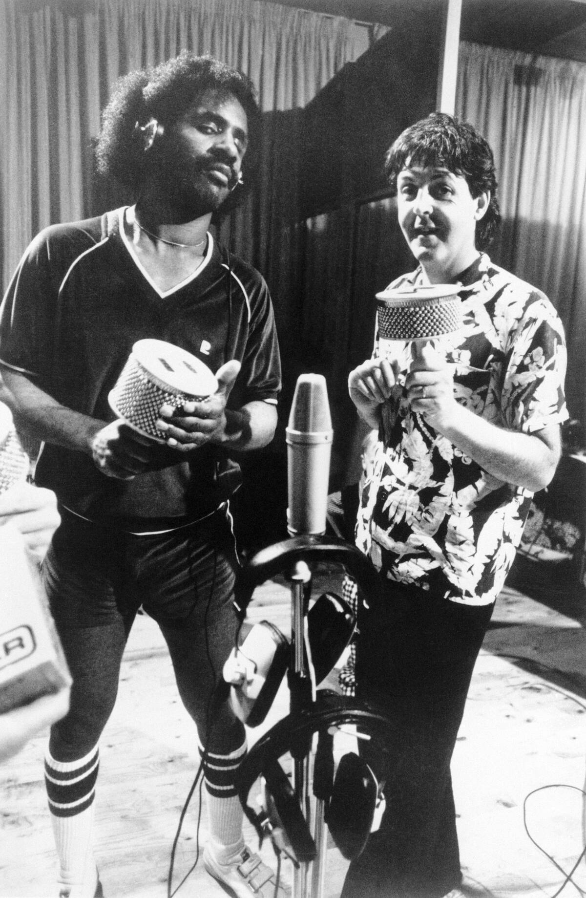 Stevie Wonder and Paul McCartney
