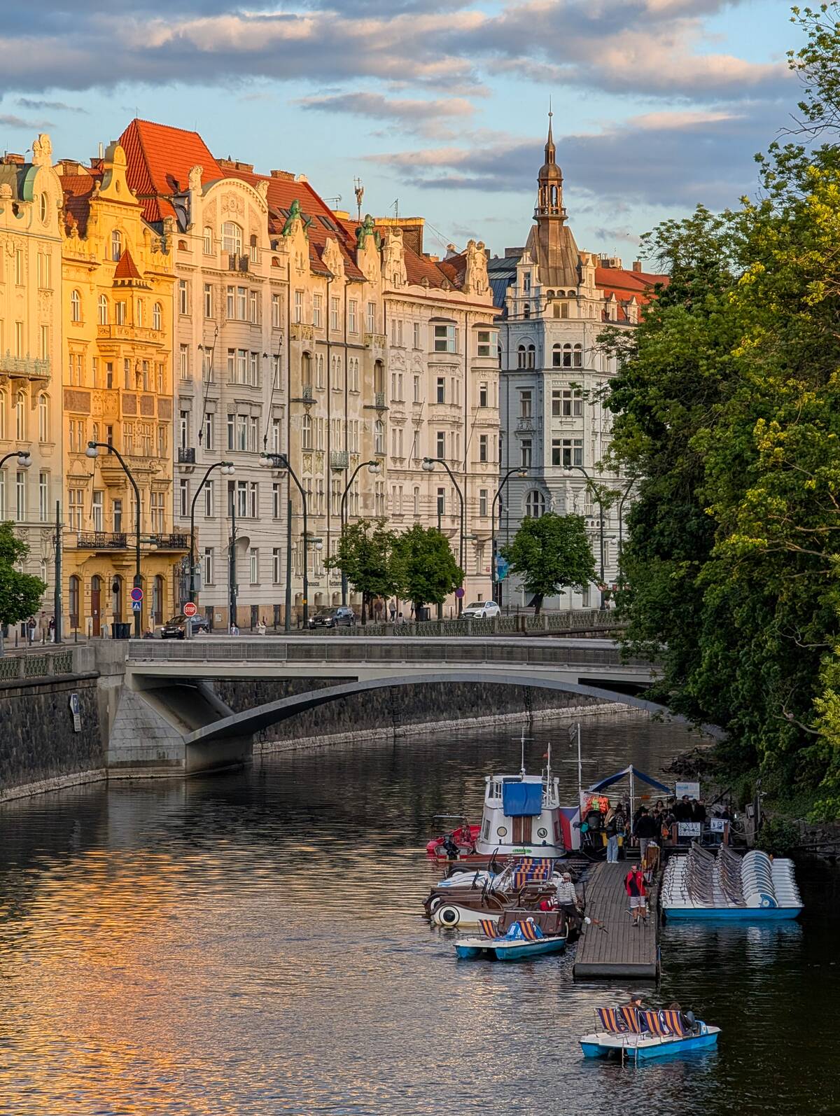 Sunset In Prague