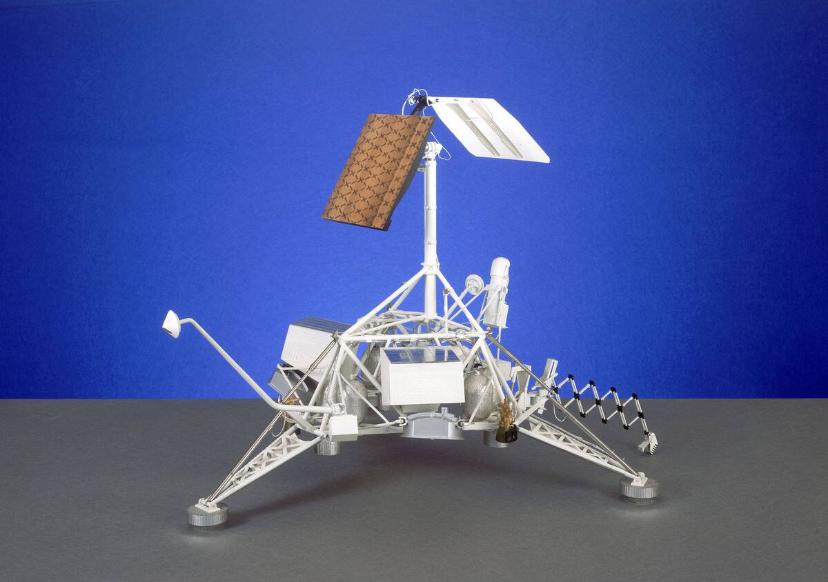 Surveyor soft-lander moon probe, 1966-1967.