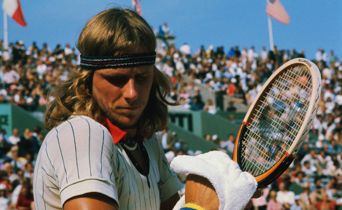 Tennis Player Bjorn Borg