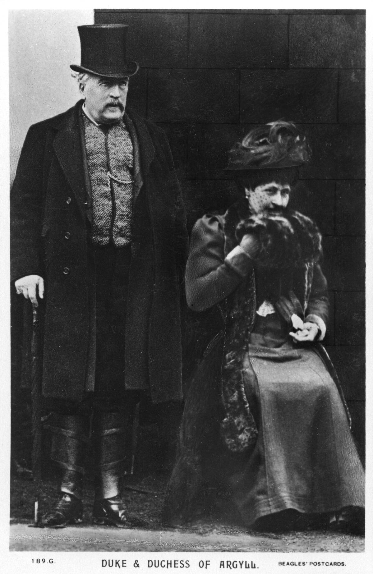 The Duke and Duchess of Argyll, late 19th or early 20th century.