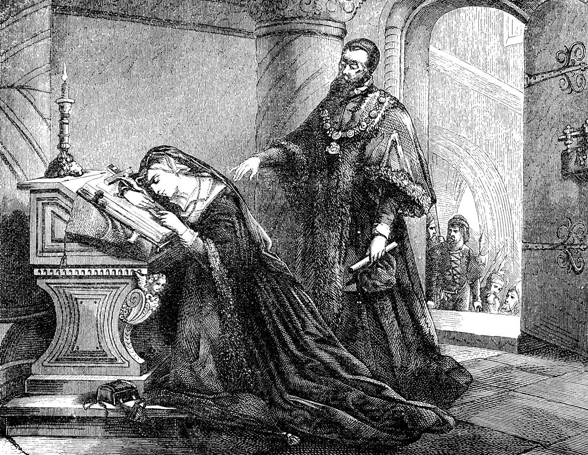 The last moments in the life of Mary
