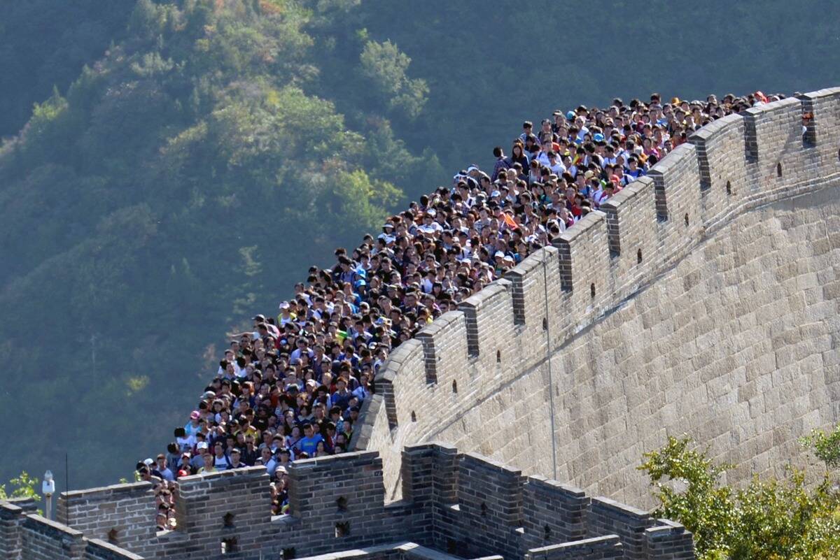 TOPSHOT-CHINA-NATIONALDAY-TOURISM-HOLIDAYS