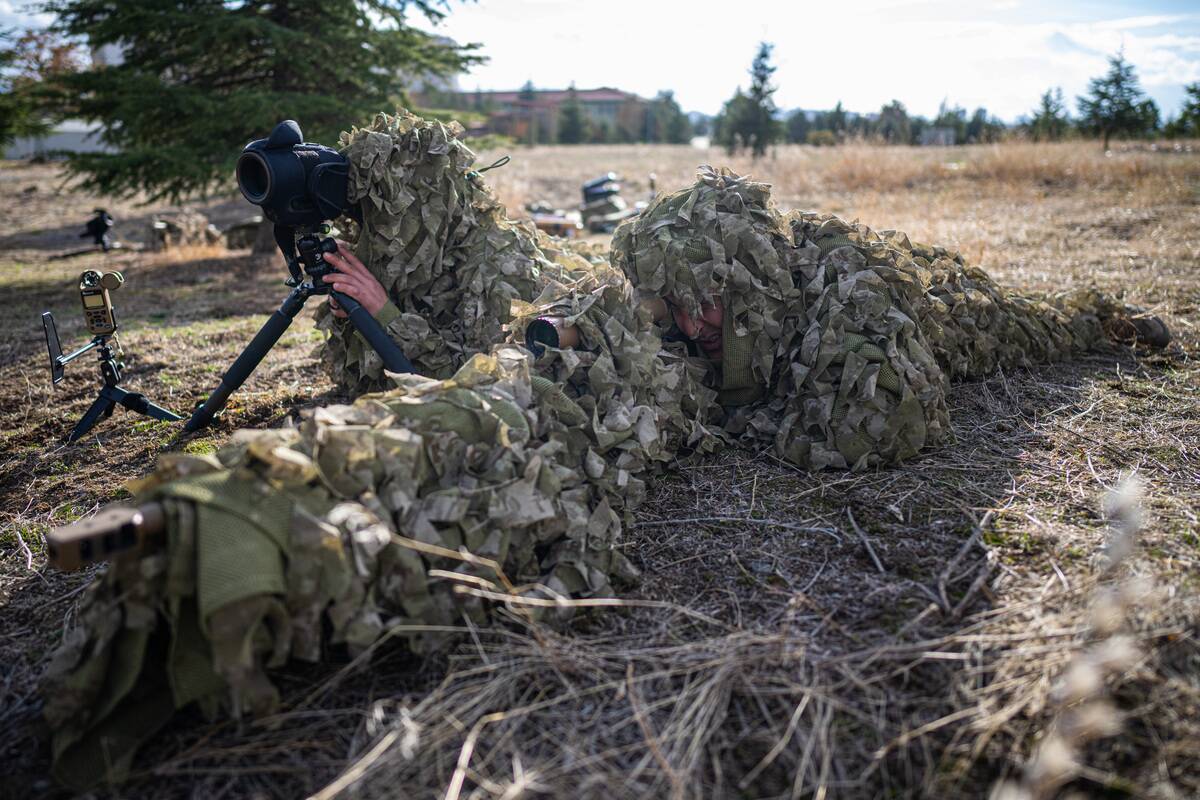 Turkish Armed Forces' snipers advanced training in Ankara