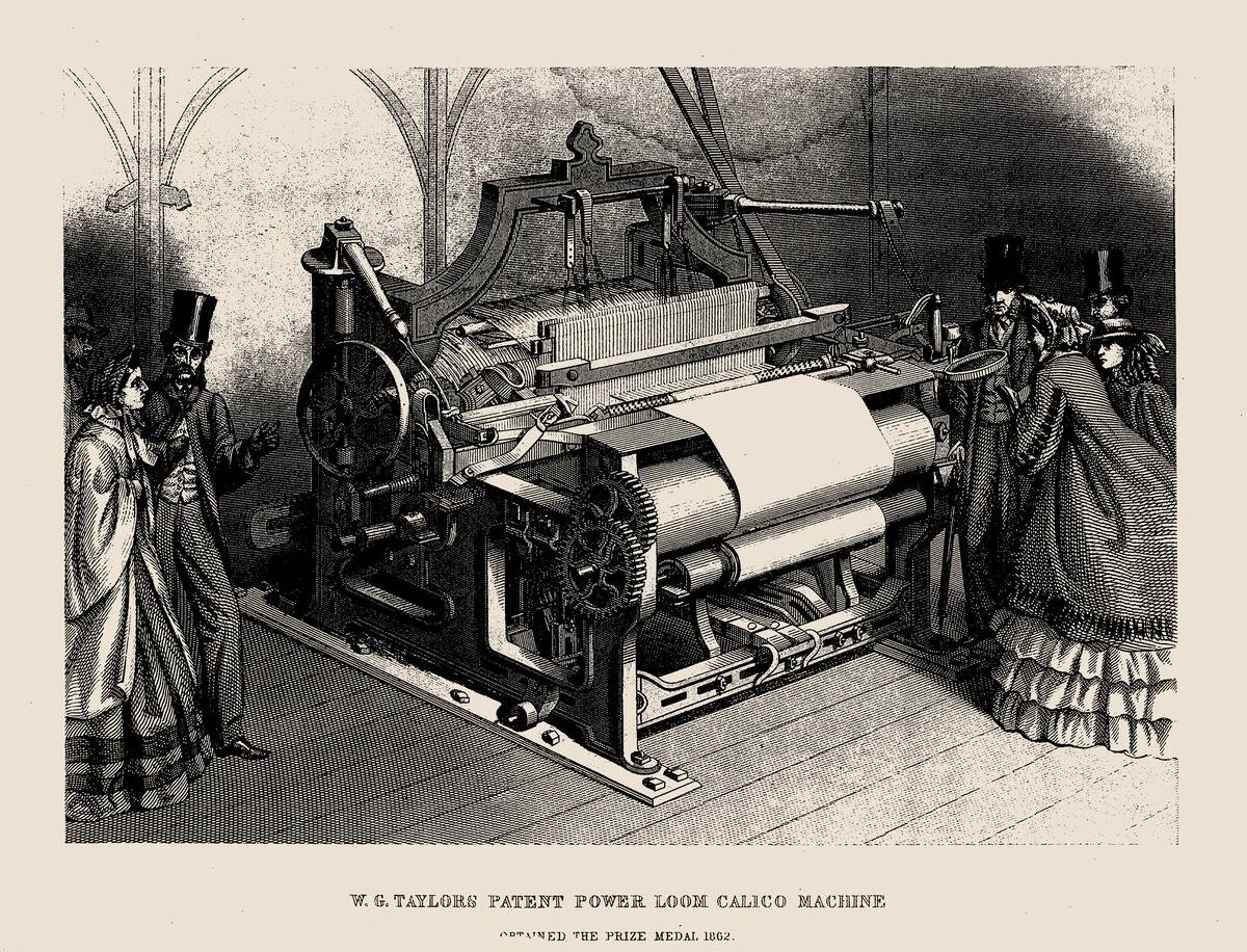 WG Taylors Patent Power Loom Calico Machine