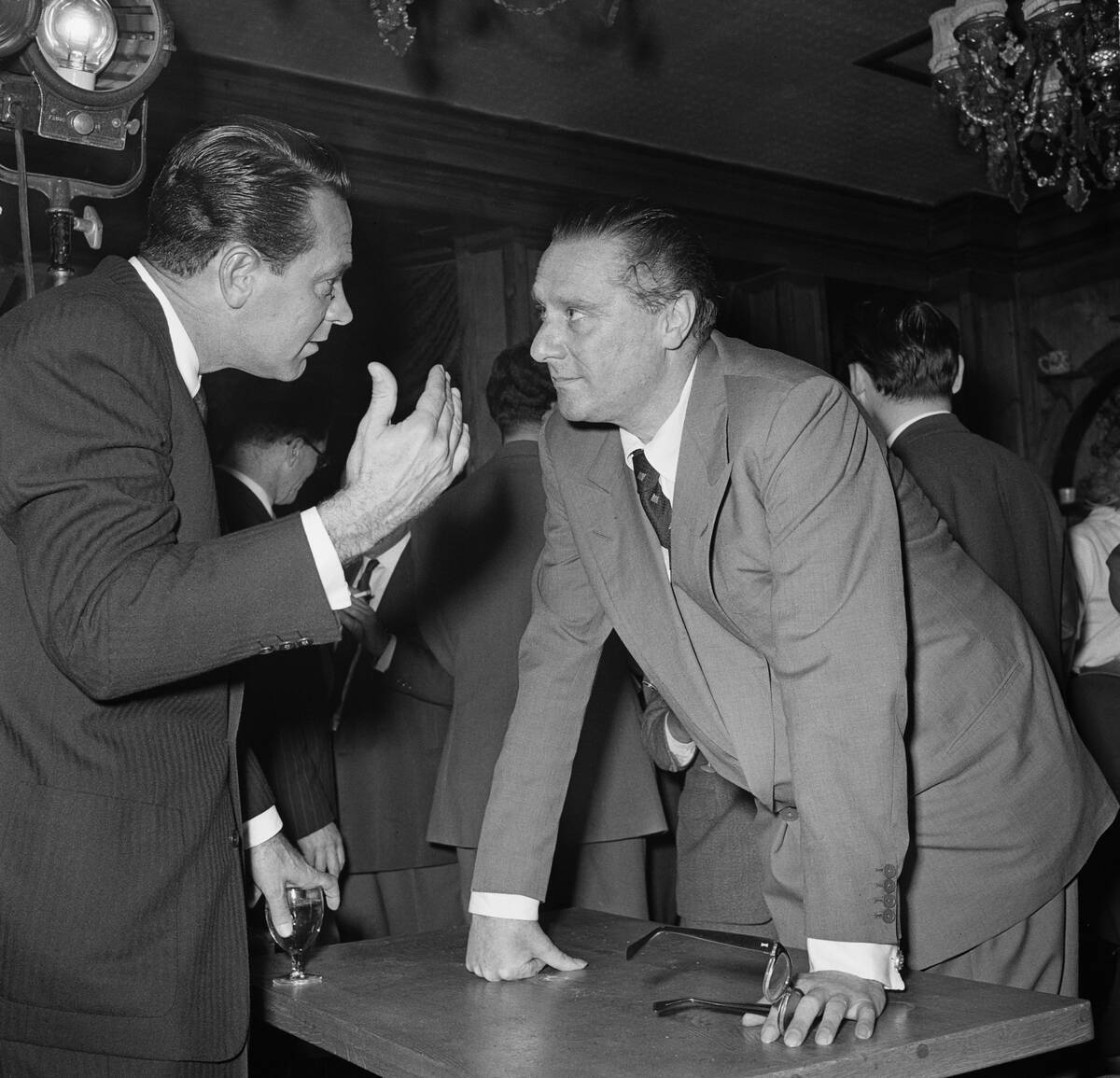 William Holden And Sir Carol Reed, 1957