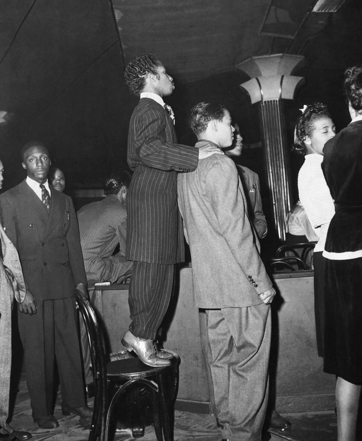 Young Men in Zoot Suits at the Savoy