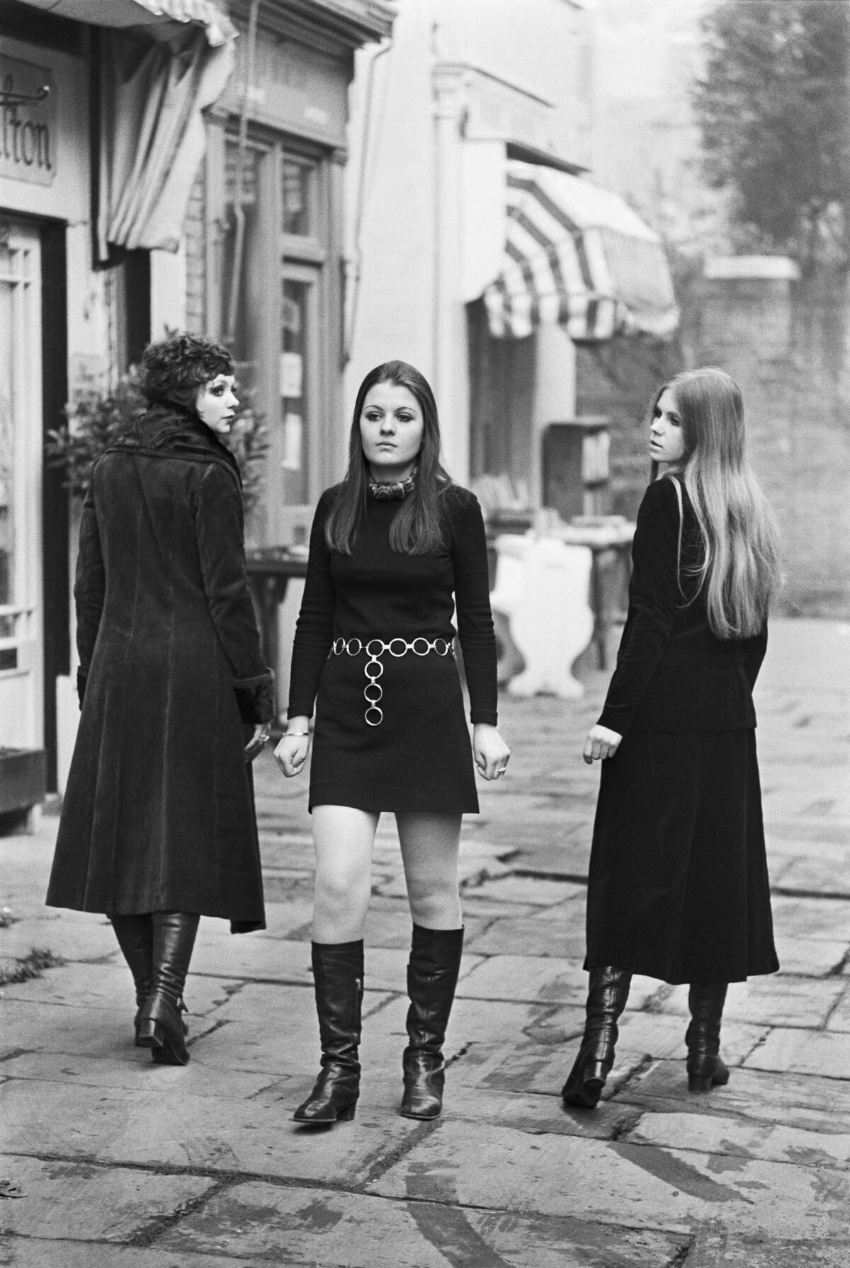 Young Women in Mod London Fashions