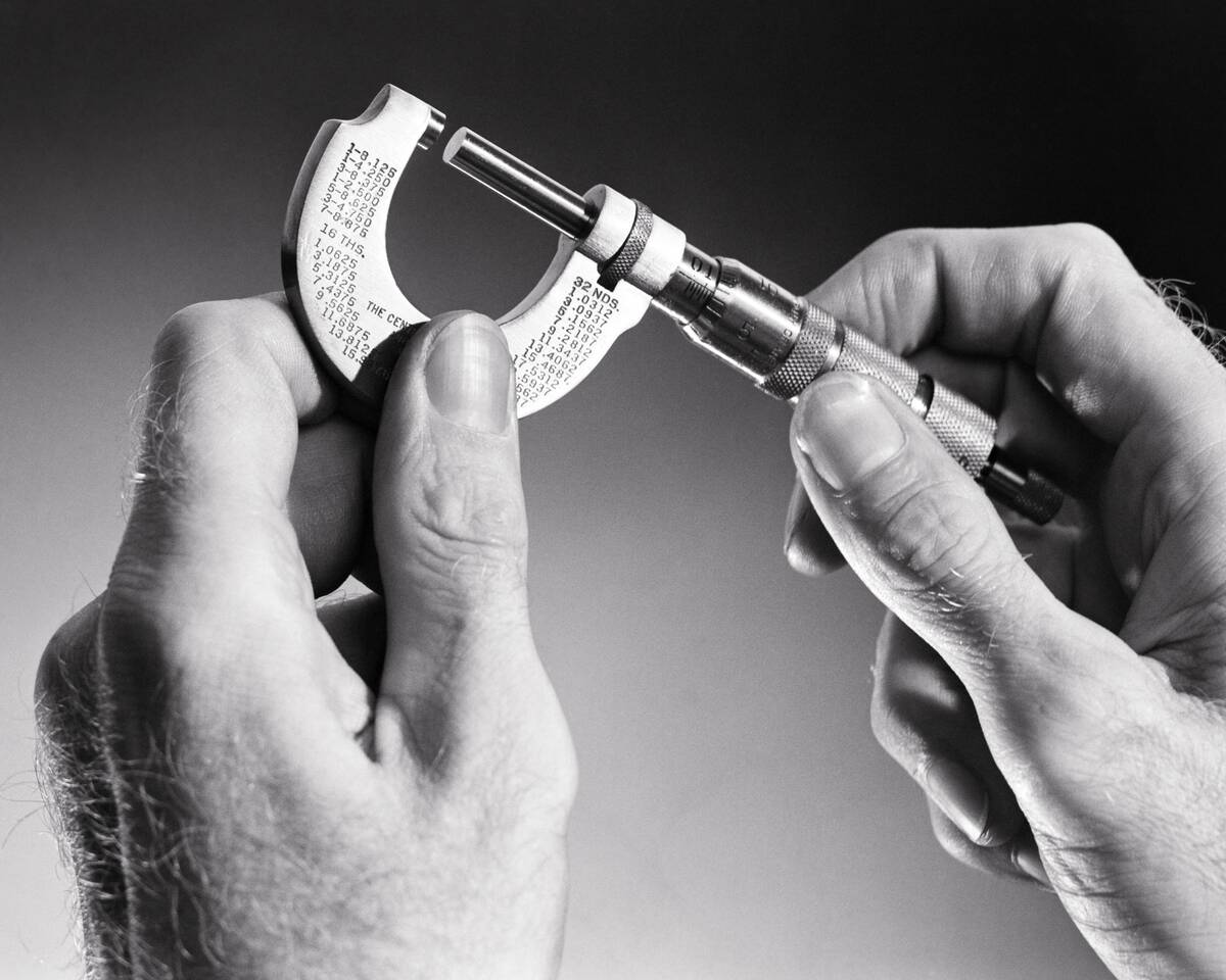 1960s Male Hands Holding A