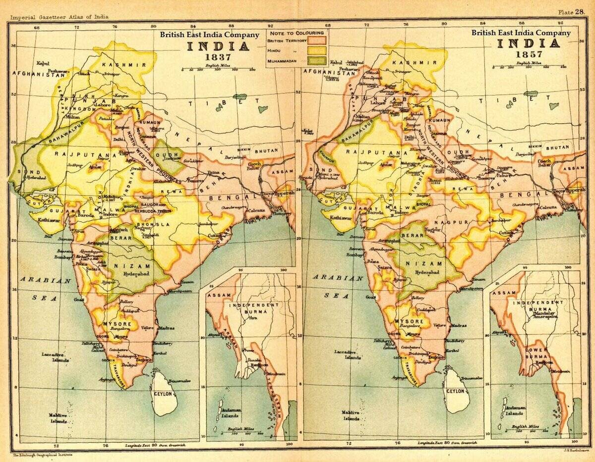 India1837to1857