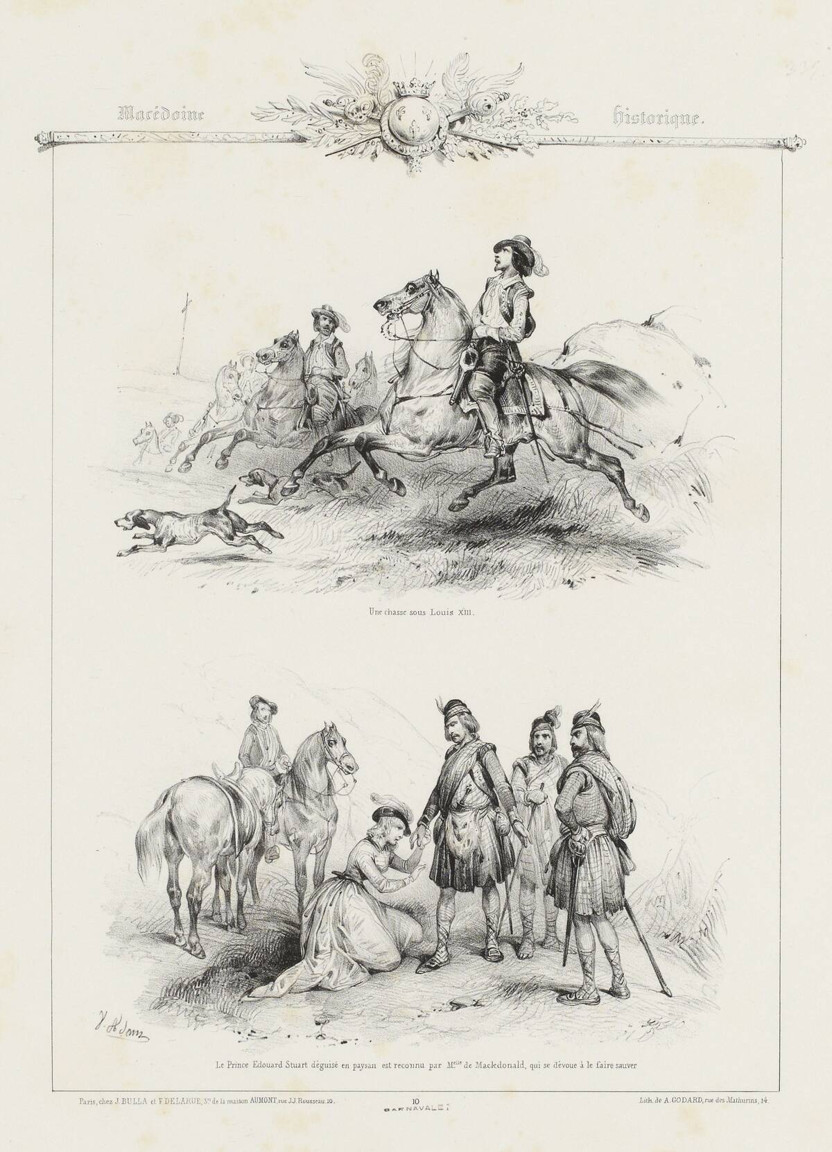 A hunt under Louis XIII