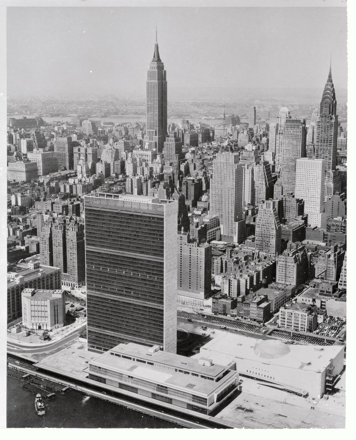 Aerial View of United Nations Headquarters