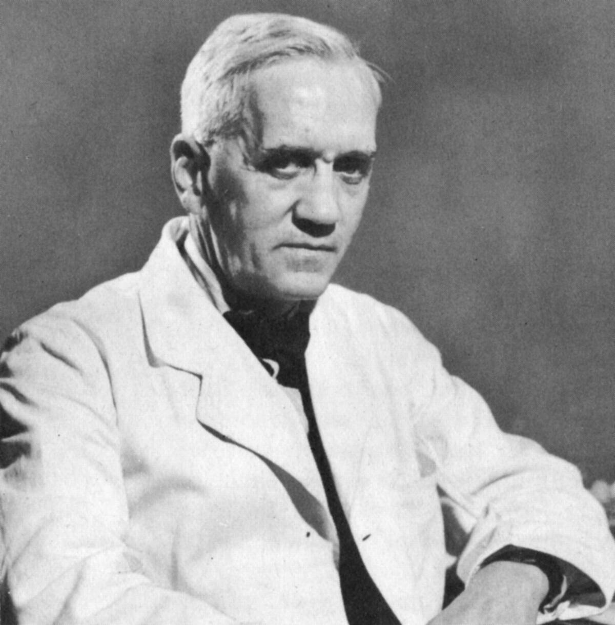 Alexander Fleming (1881-1955) Scottish bacteriologist and surgeon. Discovered penicillin 1928. Shared Nobel prize with Florey and Chain (1945). ...