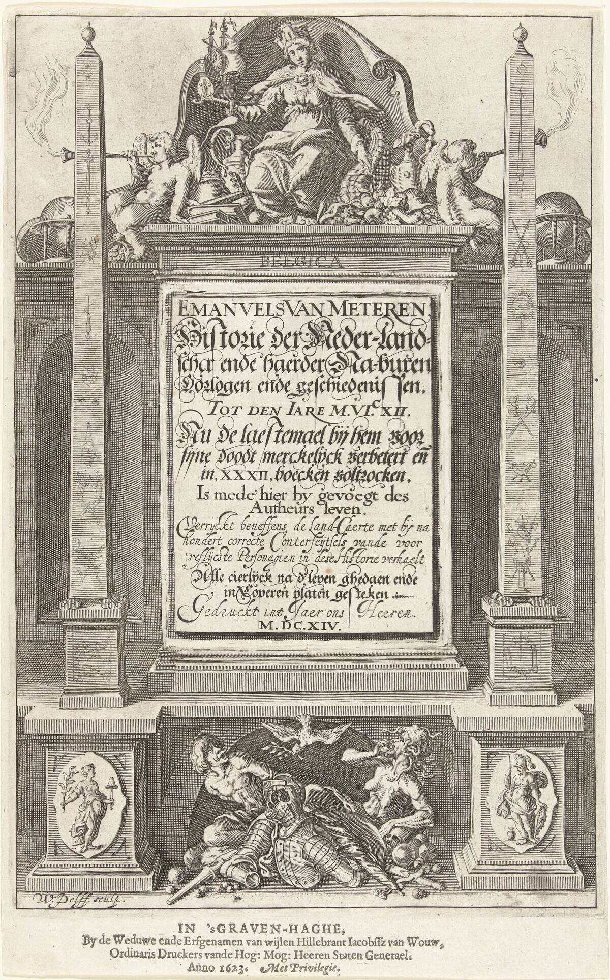 Allegory of the history of the Netherlands