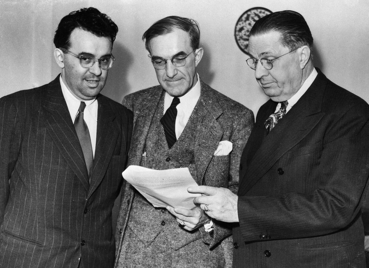 American Delegates Discuss Marshall Plan